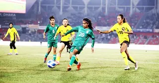 হাইলাইন ডিফেন্সে আবারও ধাক্কা: মালয়েশিয়ার কাছে ১-০ গোলে হারলো বাংলাদেশ নারী দল